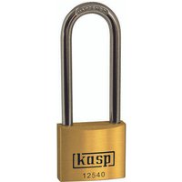 KASP K12540L40A5 Vorhängeschloss 40mm gleichschließend Goldgelb Schlüsselschloss von KASP