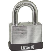 KASP K13030A1 Vorhängeschloss 30mm gleichschließend Silber Schlüsselschloss von KASP