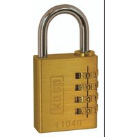 Kasp - K11040 Vorhängeschloss Goldgelb Zahlenschloss von KASP