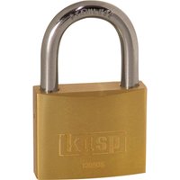 Kasp - K12050SD Vorhängeschloss 50 mm Goldgelb Schlüsselschloss von KASP