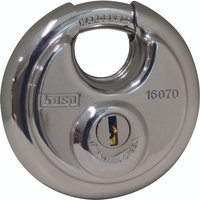Kasp - K16070A3 Vorhängeschloss gleichschließend Silber Schlüsselschloss von KASP