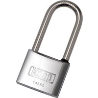 Kasp - K14550L63D Vorhängeschloss 50 mm verschieden schließend Edelstahl Schlüsselschloss von KASP