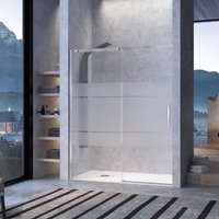 Duschwand mit Schiebetür luna mit Sichtschutz - Glas 8mm / 125 cm Seitenstück : 76.5 - 79 cm Duschwand mit Schiebetür luna mit Sichtschutz - Glas 8mm / 125 cm Seitenstück : 76.5 - 79 cm von KASSANDRA