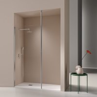 Walk In Duschwand mit Deckenstrebe fresh levante chrom - Glas 8mm / 120-121 cm / ohne Sichtschutz Walk In Duschwand mit Deckenstrebe fresh levante chrom - Glas 8mm / 120-121 cm / ohne Sichtschutz von KASSANDRA