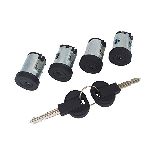 KASturbo Barrel Door Lock Türschloss Set für P-Eugeot Expert C-Itroen Versand (4 Schlösser & 2 Keys) 9170.AY 4162.C9 von KASturbo
