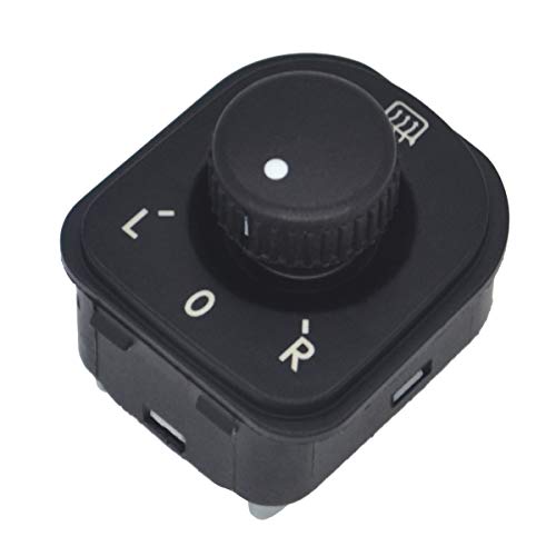 KASturbo Seitenspiegelschalter, Auto Seitenspiegel Steuerknopf für CC GOLF MK5 MK6 PLUS SHARAN TIGUAN PASSAT 1K0959565H 1K0959565K 1K0959565F von KASturrboo