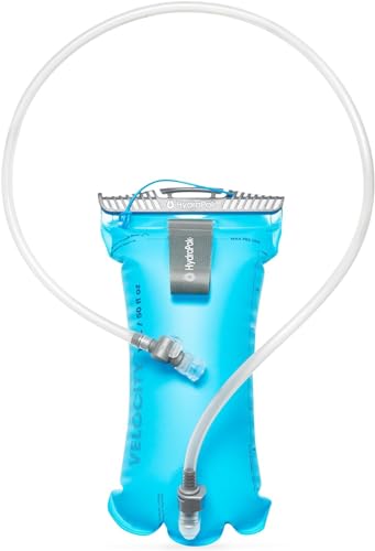 HydraPak Velocity (1.5L Hydration Reservoir) - Slim-Profile Wasserblase/Reservoir - selbstdichtendes Bissventil, auslaufsicher, vollständig umkehrbar und spülmaschinenfest von HydraPak