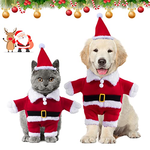 KATELUO Weihnachten Katzen Kleidung, katzenbekleidung Weihnachten,Weihnachten Hundekleidung，Katzen Weihnachten kostüm, Katzenbekleidung, für Party,Weihnachten von KATELUO