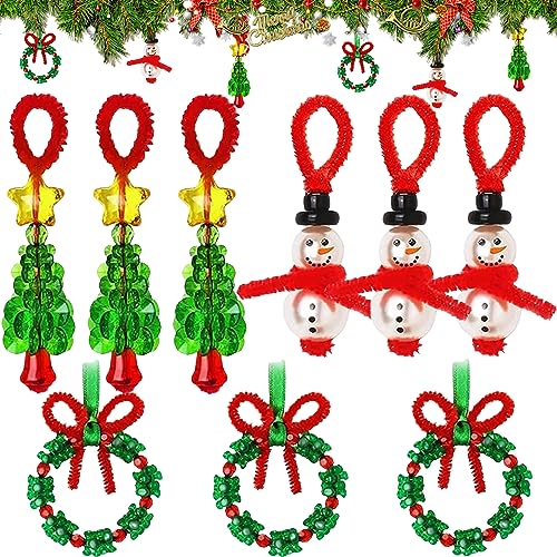 Kann gefertigt Werden 36 Set Perlen Set Weihnachten,Perlen Basteln Weihnachten,Bewerben sie Sich bei Festlicher Bastel-Baumschmuck für Weihnachtsfeiern von KATELUO