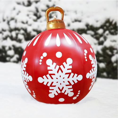 Weihnachten Aufblasbar Ball,Aufblasbar Weihnachtskugel,Aufblasbare PVC Weihnachtskugeln,Geeignet für Weihnachtsfeierdekoration, Heimdekoration und Gartendekoration im Freien Weihnachten Aufblasbar Ball,Aufblasbar Weihnachtskugel,Aufblasbare PVC Weihnachtskugeln,Geeignet für Weihnachtsfeierdekoration, Heimdekoration und Gartendekoration im Freien von KATELUO