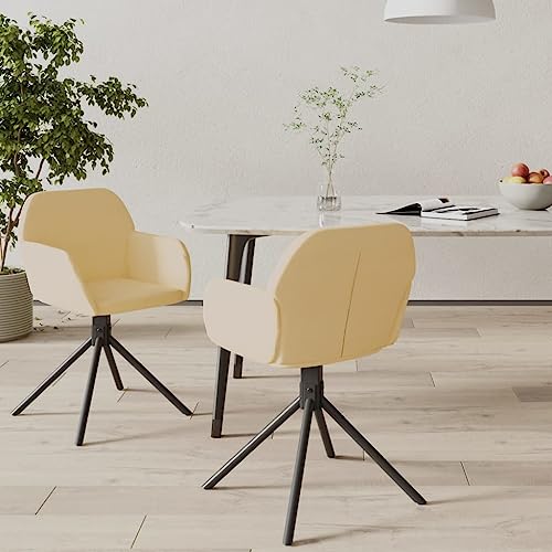 Dining Farmhouse Chairs Rocking Feature Casual Gathering Sturdy and Elegant Chairs Stable(Color:Creme) von KATERYY