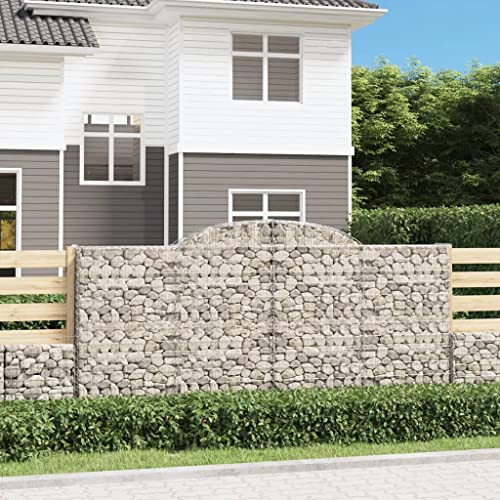 Gabionen mit Hochbogen 5 Stk. 300x30x140/160cm Verzinktes Eisen Gartenpflege Gabionen mit Hochbogen 5 Stk. 300x30x140/160cm Verzinktes Eisen Gartenpflege von KATERYY