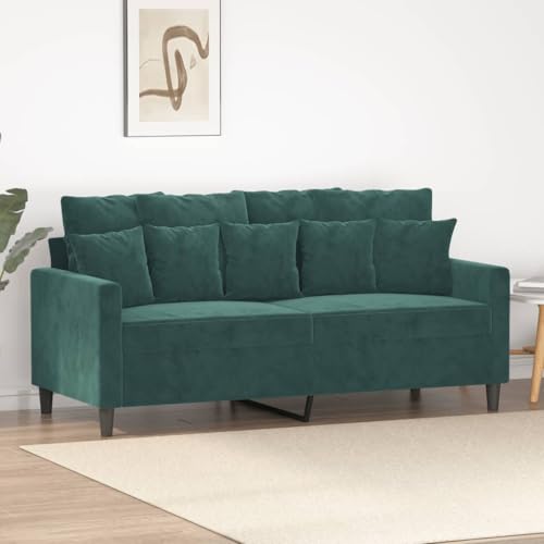 KATERYY 2-Sitzer-Sofa Dunkelgrün 140 cm Samt Möbel Wohnzimmer KATERYY 2-Sitzer-Sofa Dunkelgrün 140 cm Samt Möbel Wohnzimmer von KATERYY