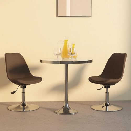 KATERYY Esszimmer-/Küchenstuhl-Set, Esszimmer- oder Küchenstuhl, robuste und Elegante Stühle, Wohnzimmer, Entspannung, Moderne, stabile Konstruktion(Color:Braun 2 STK) von KATERYY