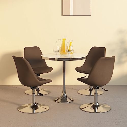 KATERYY Esszimmer-/Küchenstuhl-Set, Esszimmer- oder Küchenstuhl, robuste und Elegante Stühle, Wohnzimmer, Entspannung, Moderne, stabile Konstruktion(Color:Braun 4 STK) von KATERYY