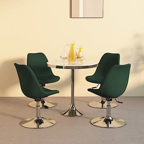 KATERYY Esszimmer-/Küchenstuhl-Set, Esszimmer- oder Küchenstuhl, robuste und Elegante Stühle, Wohnzimmer, Entspannung, Moderne, stabile Konstruktion(Color:Dunkelgrün 4 STK) von KATERYY