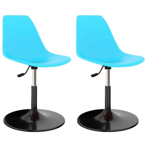 KATERYY Küchenstühle, Esszimmer, Küchentisch, Stühle-Set und Elegante Stühle, stabil, robust, ergonomische Unterstützung, Küchenkomfort(Color:Blau 2 STK) von KATERYY