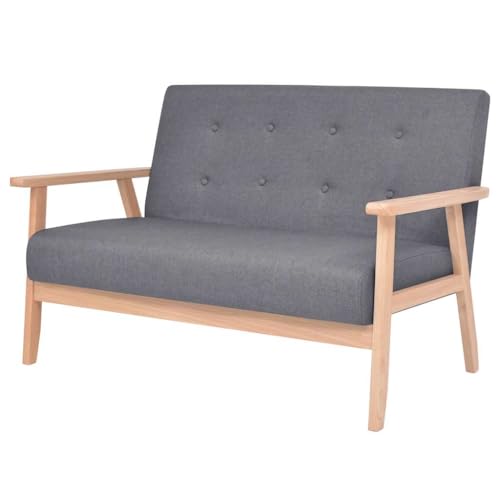 KATERYY Sofa 2-Sitzer Stoff Dunkelgrau Möbel Wohnzimmer KATERYY Sofa 2-Sitzer Stoff Dunkelgrau Möbel Wohnzimmer von KATERYY