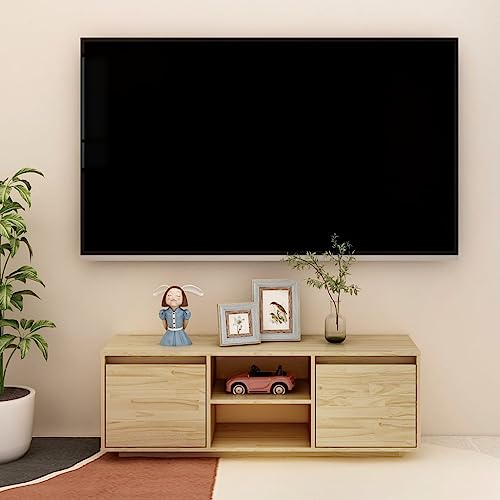 KATERYY TV-Schrank 110x30x40 cm Massivholz Kiefer TV-Bänke Möbel KATERYY TV-Schrank 110x30x40 cm Massivholz Kiefer TV-Bänke Möbel von KATERYY