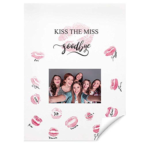KATINGA Kiss The Miss - Poster als Erinnerung an den Jungesellinnenabschied JGA (Poster) von KATINGA