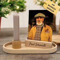 Gedenkset Mit Kerze - Personalisiert Namen Oder Wunschtext Geschenk Für Beerdigung + Trauer | Wunschgravur Auf Kartenhalter Gedenkset Mit Kerze - Personalisiert Namen Oder Wunschtext Geschenk Für Beerdigung + Trauer | Wunschgravur Auf Kartenhalter von KATINGAshop