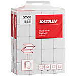 Falthandtuch Katrin Classic Z-Falz Weiß 2-lagig 35588 Packung 20 Stück à 200 Blatt von KATRIN