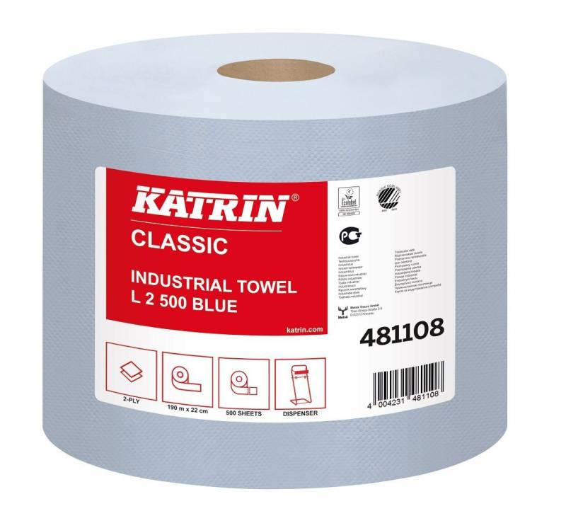 KATRIN Papierhandtuch KATRIN® 464108 Putztuchrollen Classic L2 Blue - 2 von KATRIN