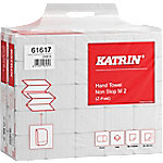 Katrin Classic Handtuch Z-Falz Weiß 2-lagig 61617 Packung von 25 x 160 Blatt von KATRIN