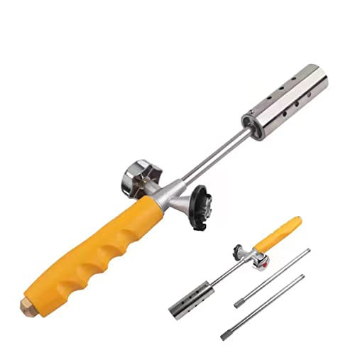 Aim Tools Gasbrenner Unkrautbrenner Flammenwerfer Butangas Löten Lötlampe Lötbrenner Heizung Schweißbrenner Dachabdichtungs Werkzeug mit 2 Edelstahl-Verlängerungsstäben von KATSU Tools