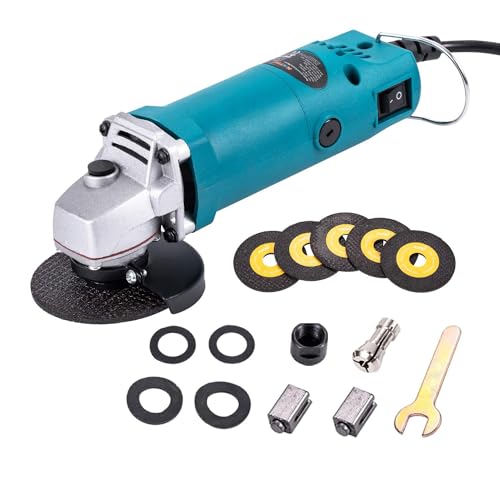 KATSU Elektrischer Mini Winkelschleifer 75mm 3", 280W mit 5 Trennscheiben Multifuction Kabelgebundener elektrischer Winkelschleifer zum Schleifen von Fliesen Weichmetall Polieren von KATSU Tools