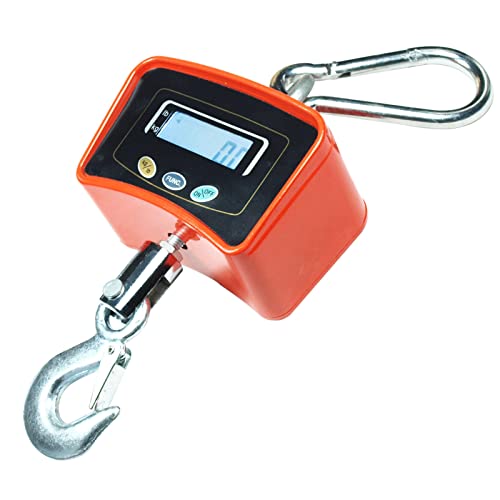 KATSU Elektronische Kranwaage 500kg 0.5Ton Industrielle schwere tragbare digitale Hängewaage LCD-Display für Verteilzentrum Industrielager 833137 von KATSU Tools