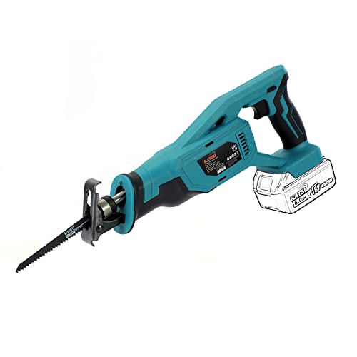 KATSU FIT-BAT 21V/18V Akku-Säbelsäge, 32 mm Hublänge, variable Geschwindigkeit, 4 Sägeblätter für Holz und Metallschneiden, Baumbeschneiden, ohne Akku oder Ladegerät KATSU FIT-BAT 21V/18V Akku-Säbelsäge, 32 mm Hublänge, variable Geschwindigkeit, 4 Sägeblätter für Holz und Metallschneiden, Baumbeschneiden, ohne Akku oder Ladegerät von KATSU Tools