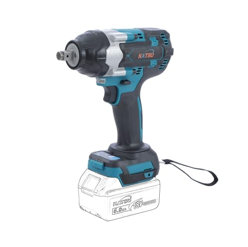 KATSU FIT-BAT Akku Schlagschrauber bürstenloser 21V 1/2" 580 Nm Kabellos Elektro-Schlagschrauber, ohne Akku oder Ladegerät 102470 KATSU FIT-BAT Akku Schlagschrauber bürstenloser 21V 1/2" 580 Nm Kabellos Elektro-Schlagschrauber, ohne Akku oder Ladegerät 102470 von KATSU Tools