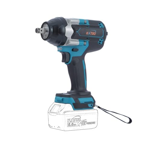 KATSU FIT-BAT Akku Schlagschrauber bürstenloser 21V 1/2" 700 Nm Kabellos Elektro-Schlagschrauber, ohne Akku oder Ladegerät 102471 von KATSU Tools