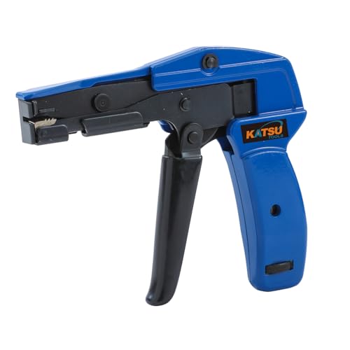 KATSU Kabelbinderpistole für Kabelbinder Hochleistungs-Profi-Spann- und Schneidwerkzeug mit automatischem bündigem Abschneiden für Kunststoff-Nylonbinder 417513 KATSU Kabelbinderpistole für Kabelbinder Hochleistungs-Profi-Spann- und Schneidwerkzeug mit automatischem bündigem Abschneiden für Kunststoff-Nylonbinder 417513 von KATSU Tools