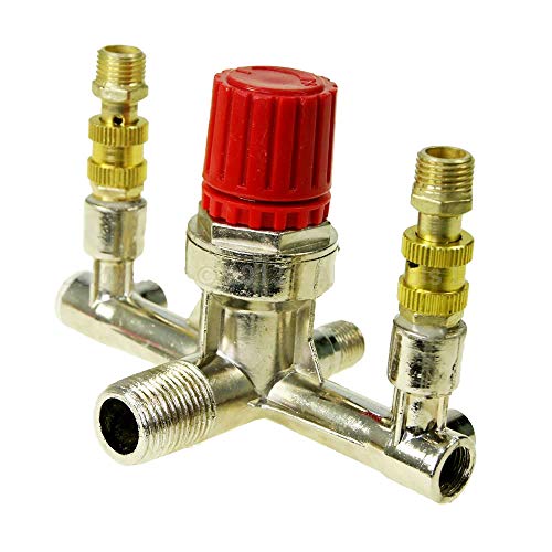 KATSU Luftkompressor Druckschalter Doppeltes Auslassrohr Luftkompressor Schalter Druckregelventil Passteil mit Halterung SP24113302 KATSU Luftkompressor Druckschalter Doppeltes Auslassrohr Luftkompressor Schalter Druckregelventil Passteil mit Halterung SP24113302 von KATSU Tools