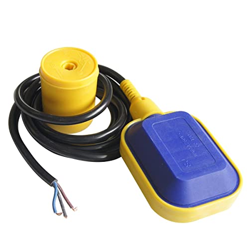 KATSU Schwimmerschalter 220V 16(5) A 2m Kabel Wasserstandsregler Rechteckiger Wasser Schwimmerschalter für elektrische Pumpe, Wassertank, Tauchpumpe 151010 von KATSU Tools