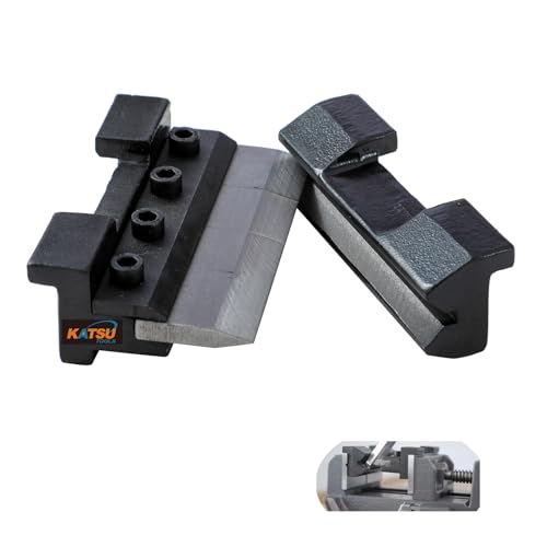 KATSU Tools 100 mm Schraubstockhalterung, Metall-Bremsbiegeraufsatz – Biegekapazität 14Ga/2 mm Baustahl und 3 mm Aluminium, Modell 165152 von KATSU Tools