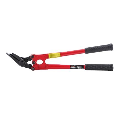KATSU Tools 18-Zoll-Stahlbandabschneider, Chrom-Vanadium-Stahlklingen, Für Bänder bis zu 32mm Breite, Tragbar mit ergonomischen Griffen 832340 von KATSU Tools