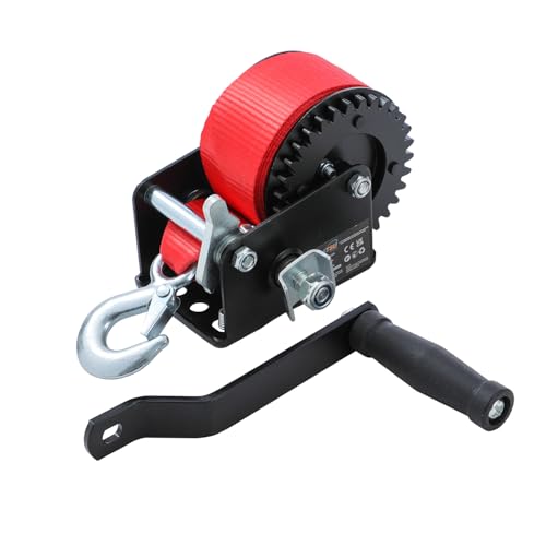 KATSU Tools Handseilwinde 600lbs 270kg mit 6m Polyesterband, Für Bootsanhänger, Wohnwagen und Marineanwendungen 325920 von KATSU Tools