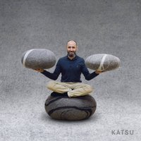 Natürliche Gefilzte Wolle. Ein Set Von 3 Pouf-Steinen ""Zen""." Wie Echte Steine. Katsu Ist Ein Wollkissen, Kissen, Ottomane Und Poufs von KATSUSTONE