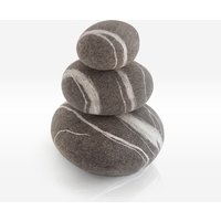 Set-8 Sitzpouf Gefilzte Wollsteine Ottomane Set 8 Weiche Bodenkissen Kissen von KATSUSTONE