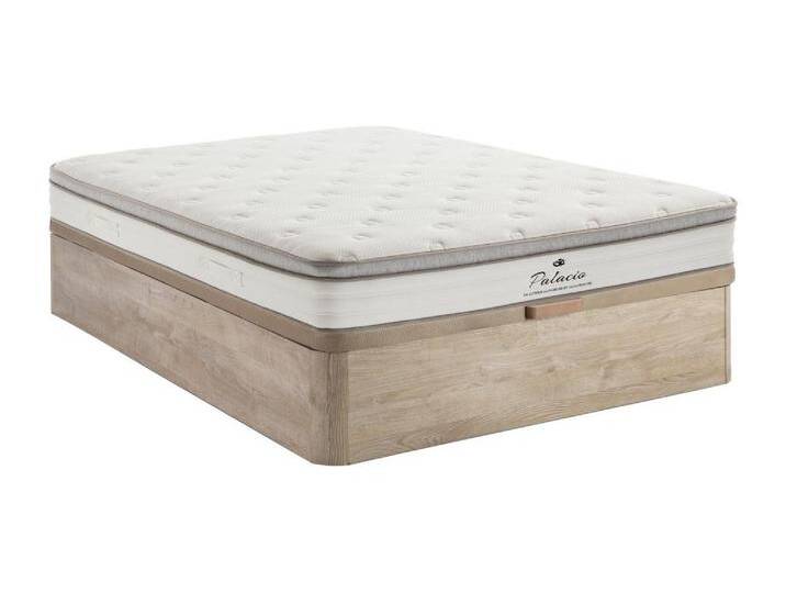 Bett-Set 140x190 cm - Bettkasten Natur hell + Taschenfederkernmatratze 7 Zonen + TPE - 28 cm - ONEBIA von PALACIO Bett-Set 140x190 cm - Bettkasten Natur hell + Taschenfederkernmatratze 7 Zonen + TPE - 28 cm - ONEBIA von PALACIO von KAUF-UNIQUE.de