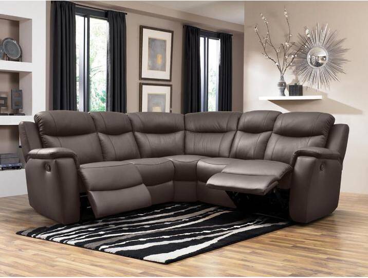 Relaxsofa Leder Ecksofa - Braun - EVASION - mit Relaxfunktion, Platz für 5 Personen, L-Form, hochwertiges Rindsleder Relaxsofa Leder Ecksofa - Braun - EVASION - mit Relaxfunktion, Platz für 5 Personen, L-Form, hochwertiges Rindsleder von KAUF-UNIQUE.de