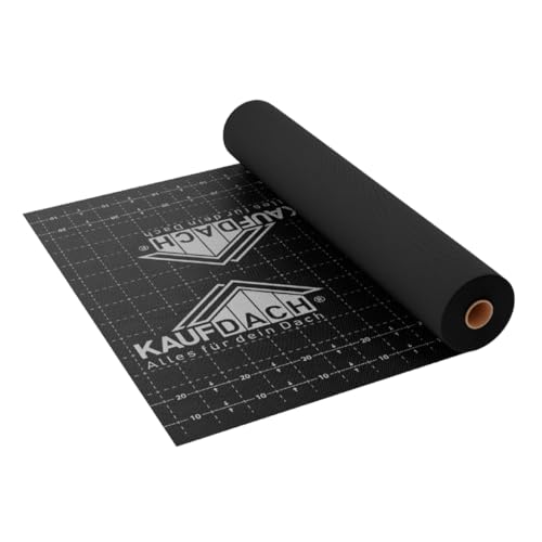 1,5m x 50m = 75qm KAUFDACH® MAXI Dachmembran Unterdeckbahn Unterspannbahn 140g/m2 von KAUFDACH Alles für dein Dach