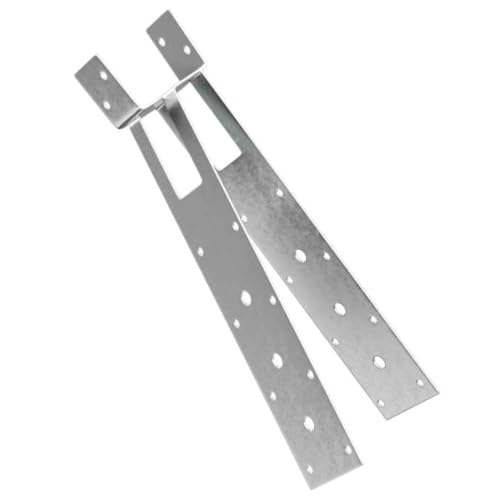 10x Firstlattenhalter Gratlattenhalter Firstnagel Gratnagel Dachfirst First Grat (40mm x 210mm Typ "B" Blech) von KAUFDACH Alles für dein Dach