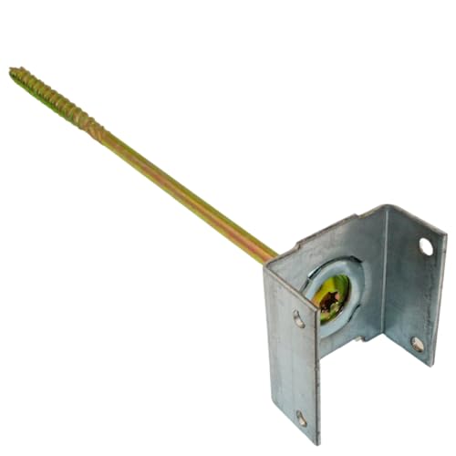 10x Firstlattenhalter Gratlattenhalter Firstnagel Gratnagel Dachfirst First Grat (40mm x 210mm mit TX-Holzschraube) von KAUFDACH Alles für dein Dach