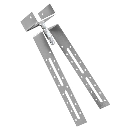 10x Firstlattenhalter Gratlattenhalter Firstnagel Gratnagel Dachfirst First Grat (50mm x (205-225mm) Typ "L" Einstellbar) von KAUFDACH Alles für dein Dach