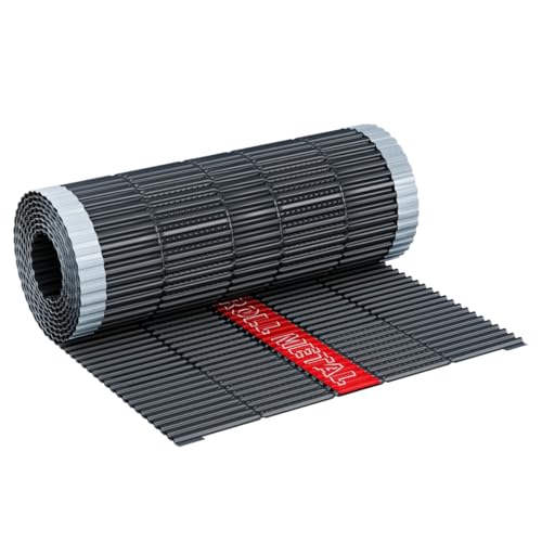 5lfm KAUFDACH® ROLL METAL Firstband Firstrolle voll Aluminium-Firstband für First und Grat (RAL7021 (Anthrazit)) von KAUFDACH Alles für dein Dach
