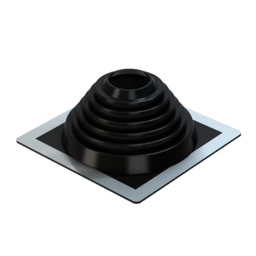 EPDM Rohrmanschette, Dachdurchführung, Dachabdichtungsflansch (für Rohrdurchmesser Ø32-76mm) von KAUFDACH Alles für dein Dach